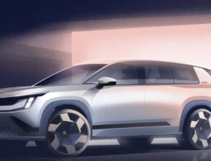Škoda’nın Yeni Elektrikli Amiral Gemisi Peaq’in İlk Tasarım Çizimleri Paylaşıldı