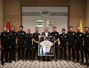 Konya Büyükşehir Bisiklet Kadrosu Lider Altay’ı Ziyaret Etti