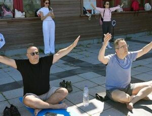 Maltepe’de yoga için buluştular