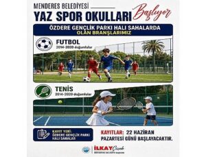 Menderes’te Yaz Spor Okulları Başlıyor