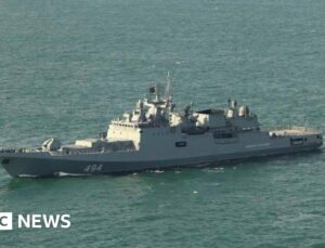 MoD investigating reports Russian warship fired warning shots near yacht in Channel