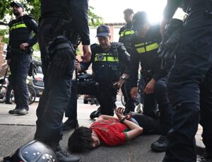 Morocco’s World Cup win sparks celebrations and clashes in the Hague