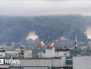 Moscow hit by largest Ukrainian attack since start of Russia’s full-scale war