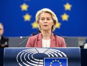 Romanian maritime drone explosion demonstrates Russian threat is increasing, von der Leyen says