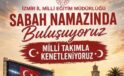 “Sabah Namazında Buluşuyoruz” Mesajlı Milli Maç Paylaşımı Tepki Çekti