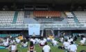 Sağlıklı yaşlanma için yoga yaptılar