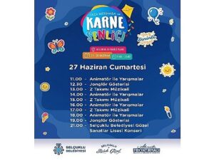 Selçuklu’da Hafta Sonu Karne Şenliği ile Geçecek