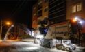 Toros Caddesi’nde gece asfalt mesaisi