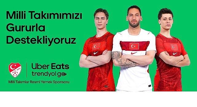 Uber Eats Trendyol Go, Türk Futbolunun Global Seyahatinde “Milli Kadrolar Resmi Yemek Sponsoru” Oldu