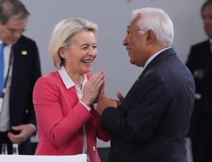 Von der Leyen told EU leaders it’s right time to consider a mandate for talks with Russia