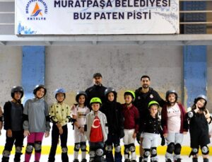 Antalya’nın yaz aylarında serinleten adresi: Dağyakası Buz Pisti