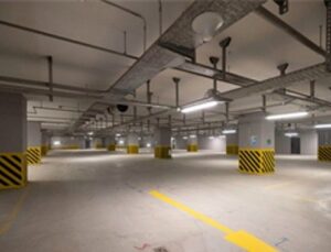 Araçlar otoparka, yolcular metroya