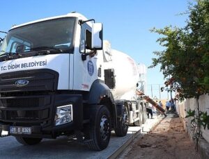 Didim Belediyesi’nin Yeni Beton Mikseri Misyon Başında