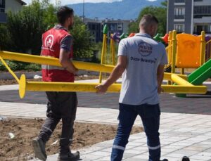 Düzce’de Mergiç Mahallesi’ne Yeni Park