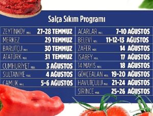 Efes Selçuk’ta kışlık salça hazırlıkları başlıyor