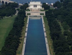 Former Olympian indicted on felony charge over alleged Reflecting Pool vandalism