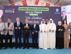 Kahramanmaraş Güneş Enerji Santrali Hizmete Açıldı