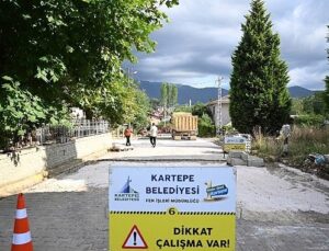 Kartepe’de Üstyapı Çalışmaları Aralıksız Sürüyor