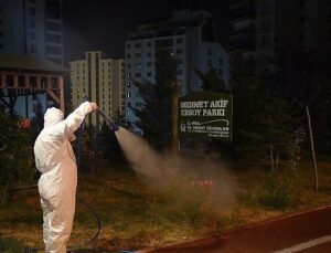 Keçiören’de Gece Gündüz Kesintisiz İlaçlama Çalışması