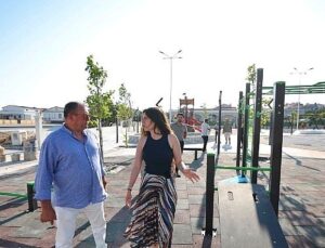 Lider Lâl Denizli, park ve bahçeler çalışmalarını yerinde inceledi