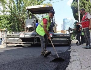Maltepe’de Asfaltlama Çalışmaları Devam Ediyor