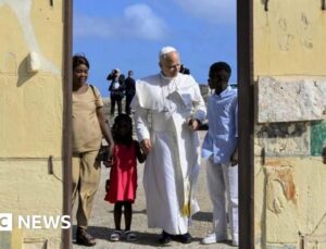 Pope urges Europe to do more for migrants while visiting gateway island