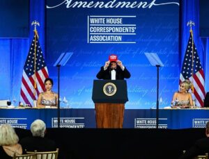 Trump returns to White House Correspondents’ Dinner after April shooting
