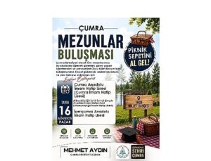 Türkiye’de ve Çumra’da Bir Birinci: Çumra Mezunlar Buluşması Başlıyor