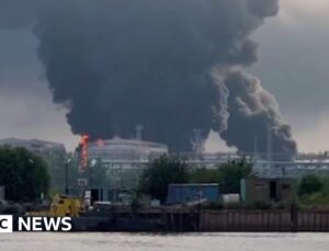 Ukraine hits major oil terminal in Russia’s St Petersburg