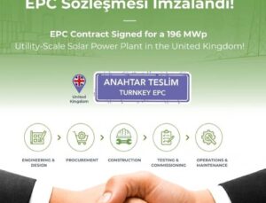 YEO Teknoloji’den Birleşik Krallık’ta 196 MWp’lik Güneş Enerjisi Projesi
