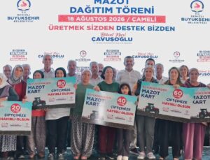 Denizli Büyükşehir’den Üreticiye Can Suyu