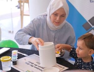 İnegöl Belediyesi’nden “Atıktan Saksıya, Saksıdan Yaşama” Aktifliği