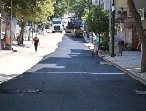 Soma Turgutalp Mahallesi Tarihinde Birinci Kere Sıcak Asfaltla Buluşuyor