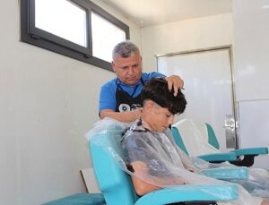 Taşınabilir Kuaför Tırı yaylalarda
